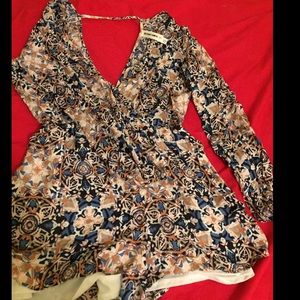 Printed Bethany Mota romper!
